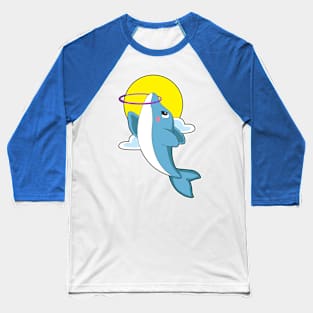 Dolphin with Fitness tires Baseball T-Shirt